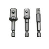 3 PCS/Set Socket Bit Extension Bar Hex Shank Adapter Drill Nut Driver Power Drill Bit(1/4, 3/8, 1/2 inch), Length:50mm