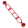 PULUZ 9.0 inch 22.9cm Aluminum Alloy Dual Balls Arm for Underwater Torch / Video Light(Red)