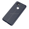 For Google Pixel 2 XL Litchi Texture Full Coverage TPU Protective Back Cover Case (navy)
