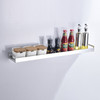 80cm Kitchen Multi-function Wall Hanging Holder Seasoning Storage Rack (Silver)