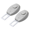 2 PCS RS-02 Universal Car Seat Belt Extension Buckle Car Safety Belt Clip Vehicle Mounted Car Safety Seat Belt Buckle Clip(Grey)