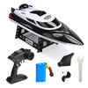 HongXunJie HJ806 2.4Ghz Water Cooling High Speed Racing Boats with Remote Controller, Auto Flip Function, 200m Control Distance(Black)