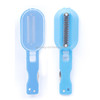 2 PCS Kitchen Essential Fish Scraper Fish Scale Planing Knife with Cover (Blue)