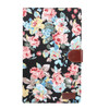 Flower Pattern Cloth Surface PC Horizontal Flip Leather Protective Case for Galaxy Tab A 10.1 2019 T510 & T515, with Holder & Card Slots & Wallet & Photo Frame (Black)