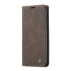 For Xiaomi Redmi Note 8 Pro CaseMe-013 Multifunctional Horizontal Flip Leather Case with Card Slot & Holder & Wallet(Coffee)