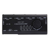AV-109 Multi Box RCA AV Audio-Video Signal Switcher + 3 RCA Cable, 4 Group Input and 1 Group Output System(Black)