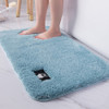 Bathroom Toilet Absorbent Bath Mat Carpet Bedroom Non-slip Foot Pad, Size:60x90cm(Light blue)