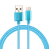 Knit Texture USB to USB-C / Type-C Data Sync Charging Cable, Cable Length: 50cm, For Galaxy S8 & S8 + / LG G6 / Huawei P10 & P10 Plus / Oneplus 5 / Xiaomi Mi6 & Max 2 /and other Smartphones(Blue)