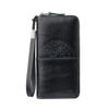 W112 Antimagnetic RFID Men Cowhide Leather Multifunctional Wallet Business Handbag