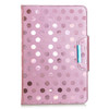 For 7 inch Universal Tablet Solid Color Wave Point Horizontal Flip Leather Case, with Holder(Rose Gold)