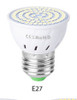 LED Concentrating Plastic Lamp Cup Household Energy-saving Spotlight, Wattage:9W E27 80 LEDs(Warm White)