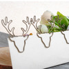 8 PCS/Set Deer Head Paper Clip Shaped Paper Clip Creative Shape Pin Bookmark