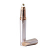 Multifunction Lipstick Eyebrow Trimmer Face Brows Hair Remover Electric Shaver Painless Eye Brow Epilator(Gold)