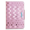 For 8 inch Universal Tablet Solid Color Wave Point Horizontal Flip Leather Case, with Holder(Rose Gold)