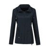 Raincoat Waterproof Clothing Foreign Trade Hooded Windbreaker Jacket Raincoat, Size: XXXL(Navy )(Navy)