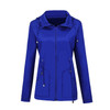 Raincoat Waterproof Clothing Foreign Trade Hooded Windbreaker Jacket Raincoat, Size: XXXL( Lake Blue )(Lake Blue)