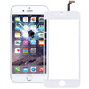 10 PCS 2 in 1 for iPhone 6 (Front Screen Outer Glass Lens + Flex Cable)(White)