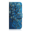 3D Colored Drawing Horizontal Flip Leather Case, with Holder & Card Slot & Wallet For Galaxy Note 10(Apricot Flower)