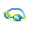 Anti-fog Silicone Swimming Goggles with Ear Plugs for Children (Yellow + Blue)