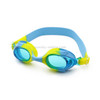 Anti-fog Silicone Swimming Goggles with Ear Plugs for Children (Yellow + Blue)