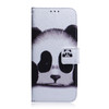 3D Colored Drawing Horizontal Flip Leather Case, with Holder & Card Slot & Wallet For Galaxy Note 10(Panda)