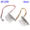 22 LED 5mm Infrared Lamp Board for CCD Camera, IR Distance: 30m