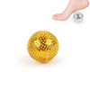 1 Pair Magnetic Massage Ball Relax Muscle Finger Plantar Pressure Massage Stab Ball, Size:5.6cm(Gold)