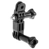 ST-15 Three-way Adjustable Pivot Arm for GoPro  NEW HERO /HERO6   /5 /5 Session /4 Session /4 /3+ /3 /2 /1, Xiaoyi and Other Action Cameras(Black)