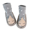 Kids Sock Shoes Cartoon Tube Footwear Baby Anti-Slip Toddler Socks, Size:14cm(Gray)