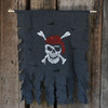 Halloween Decoration Jolly Roger Skull Banner Pirate Flag Party Supplies, Large Size: 76 x 90cm