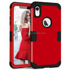 Dropproof PC + Silicone Case for iPhone XR (Red)