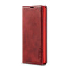 For Huawei P30 LC.IMEEKE LC-001 Series PU + TPU Color Matching Frosted Horizontal Flip Leather Case with Holder & Card Slot(Red)