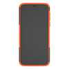 Tire Texture TPU+PC Shockproof Phone Case for Motorola Moto G7 Power, with Holder (Orange)