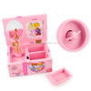 Girly Heart Dancing Girl Jewelry Storage Music Box, Style:Swing(Pink)