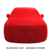 Anti-Dust Anti-UV Heat-insulating Elastic Force Cotton Car Cover for Business Car, Size: 4.8m~5.15m (Red)