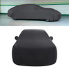 Anti-Dust Anti-UV Heat-insulating Elastic Force Cotton Car Cover for SUV, Size: L, 4.78m~5.04m(Black)