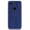 Shockproof Crocodile Texture PC + PU Case For Google Pixel 3A XL(Blue)