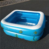 Household Children 1.1m Two Layers Rectangular Printing Inflatable Swimming Pool, Size: 110*90*40cm