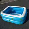 Household Children 1.1m Two Layers Rectangular Printing Inflatable Swimming Pool, Size: 110*90*40cm