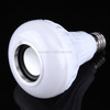 12W RGB LED Bluetooth Speaker Light, E27 Energy Saving Lamps with Remote Controller, AC 100-240V