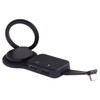 5V 3A Dual USB-C Digital Ring Holder Audio Adapter (Black)