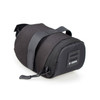3 Color Nylon Bicycle Bag Bike Waterproof Storage Saddle Bag Cycling Tail Rear Pouch Bag(Black)