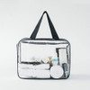 Transparent PVC Bags Travel Organizer Clear Makeup Bag Pouch Wash Bags(L)