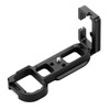 PULUZ 1/4 inch Vertical Shoot Quick Release L Plate Bracket Base Holder for Sony A7R / A7 / A7S / A7R2 / A7S2(Black)