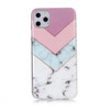 For iPhone 11 Pro Coloured Drawing Pattern IMD Workmanship Soft TPU Protective Case(Tricolor)