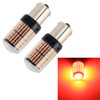 2 PCS 1156 / BAU15S DC12V / 18W / 1080LM Car Auto Turn Lights with SMD-3014 Lamps (Red Light)