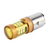 BA20D 10W 1000 LM Car Headlight Lights with 28 SMD-3030 LED Lamps, DC 12V(Gold Light)