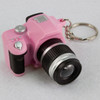 Children Mini SLR Camera Model Style Key Chain Small Pendant with Sound & LED Light(Pink)