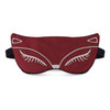 2 PCS Fox Embroidery Eyepatch Sleeping Aid Blindfold Travel Ice Sleep Eye Mask(Purple)