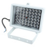 48 LED Auxiliary Light for CCD Camera, IR Distance: 50m (ZT-48W), Size: 9x12.5x8cm(White)